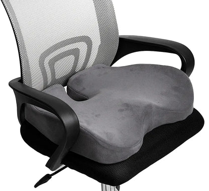 SeatRelief - Hukommelse Skum Coccyx Aflastning Sæde Pude