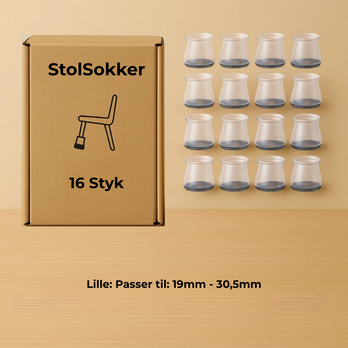StolSokker™ - Den bedste lydisolerende beskyttelse til dit gulv!