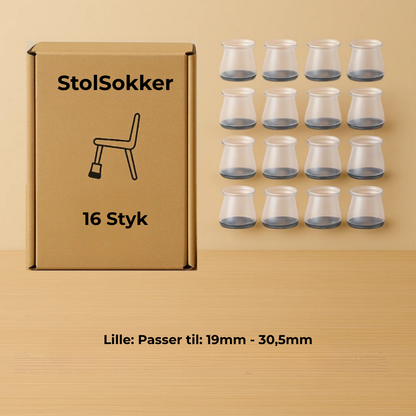 StolSokker™ - Den bedste lydisolerende beskyttelse til dit gulv!